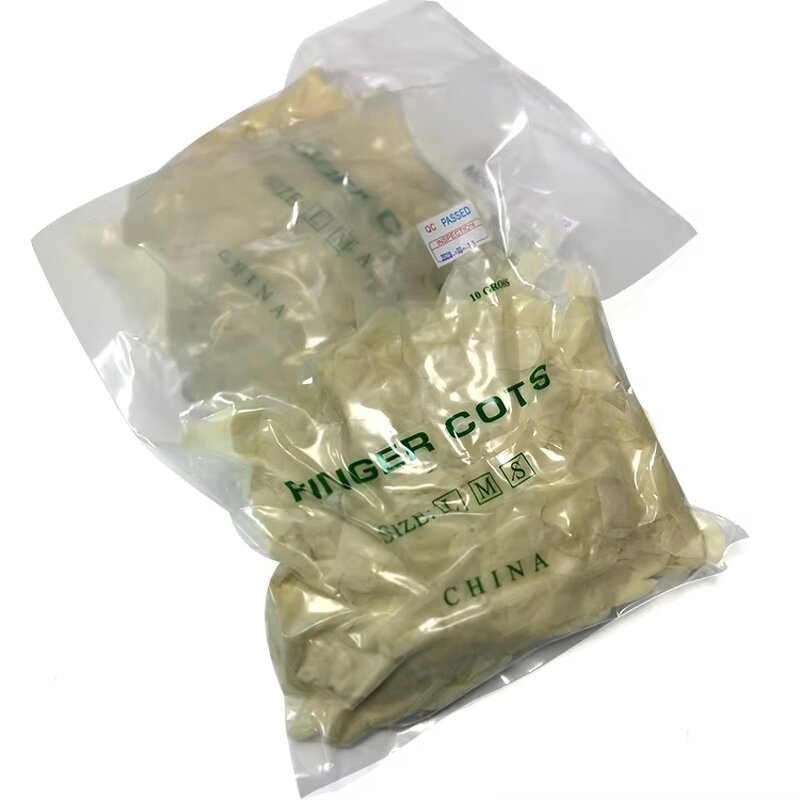Latex Finger Cots Manufacturer - Cleanroom Frosted Incision-Grade Non-Slip