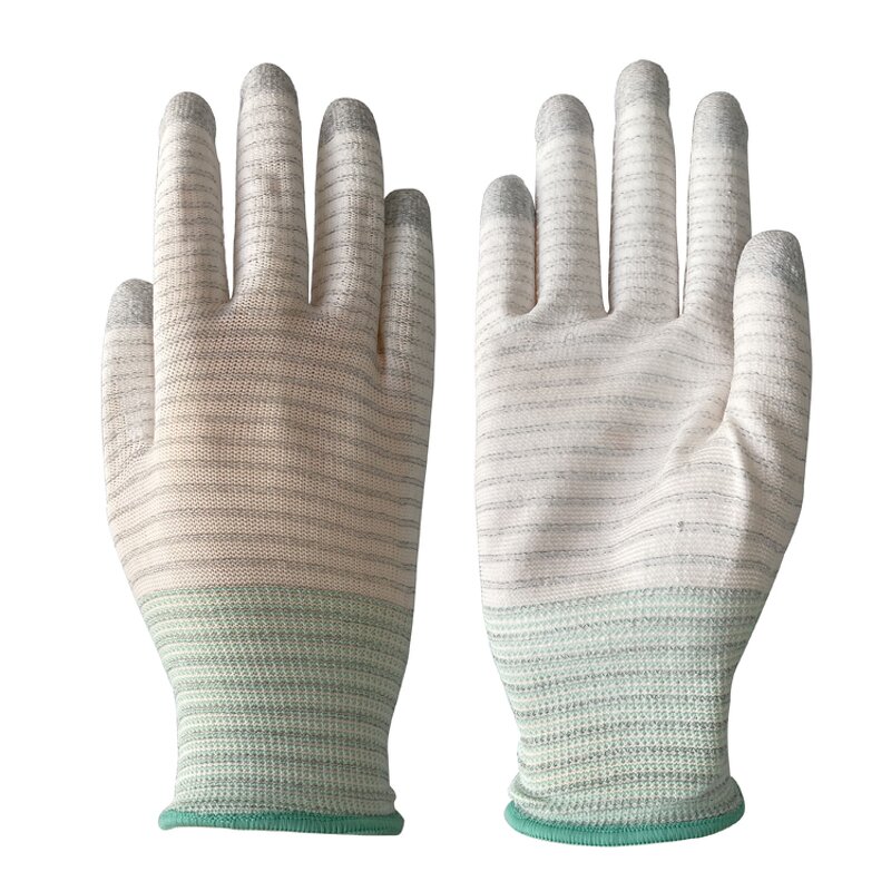 ESD Gloves Manufacturer - Carbon Knitted PU Coated Antistatic for Cleanroom