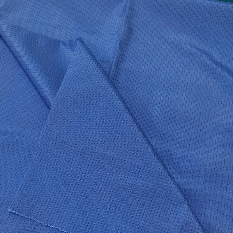 Antistatic Fabric Manufacturer - 4MM X 4MM Grid Blue Dust Free Washable for Industry