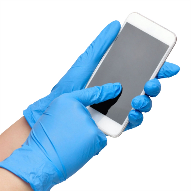 Lab Gloves Manufacturer - Protective Skin Color Latex Long Rubber Long Cuff Nitrile