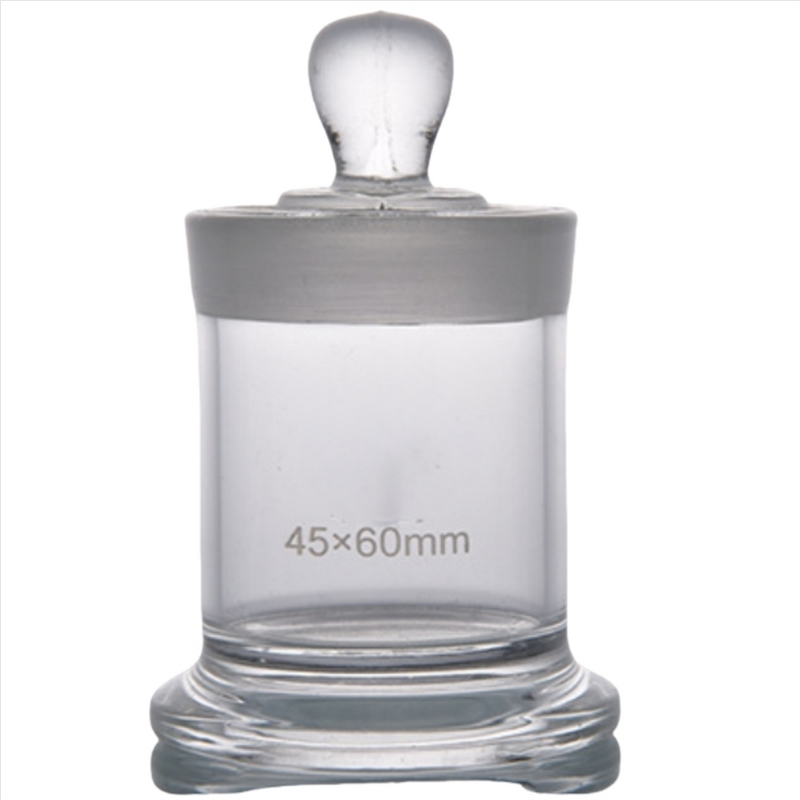 Glass Storage Jar Manufacturer - Laboratory Glass Ware Specimen Jar with Ground Glass Stopper