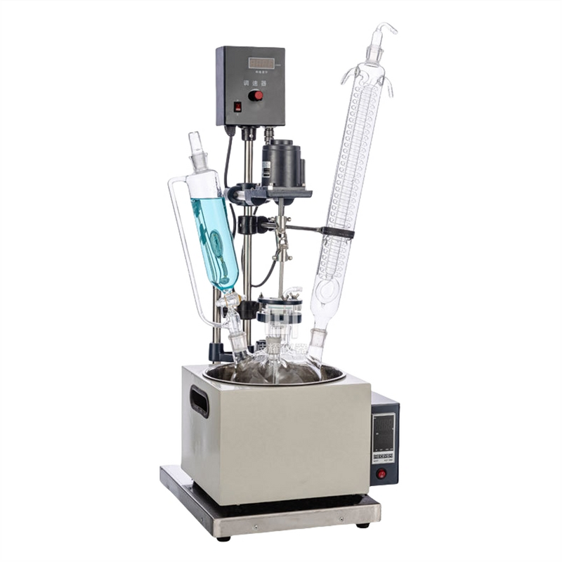 Glass Reactor Manufacturer - Best Price Single Layer Stirred High Pressure 500Ml for Lab