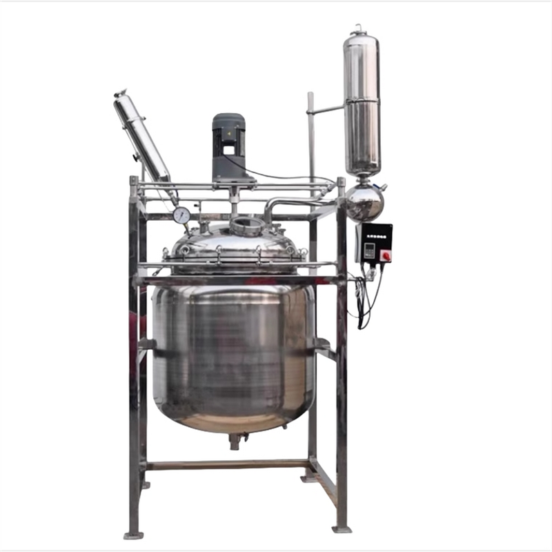 Jacketed Reactor Manufacturer - Chemical 100 Liter Stainless Steel 5 Liter Jacket Heating with PH Control