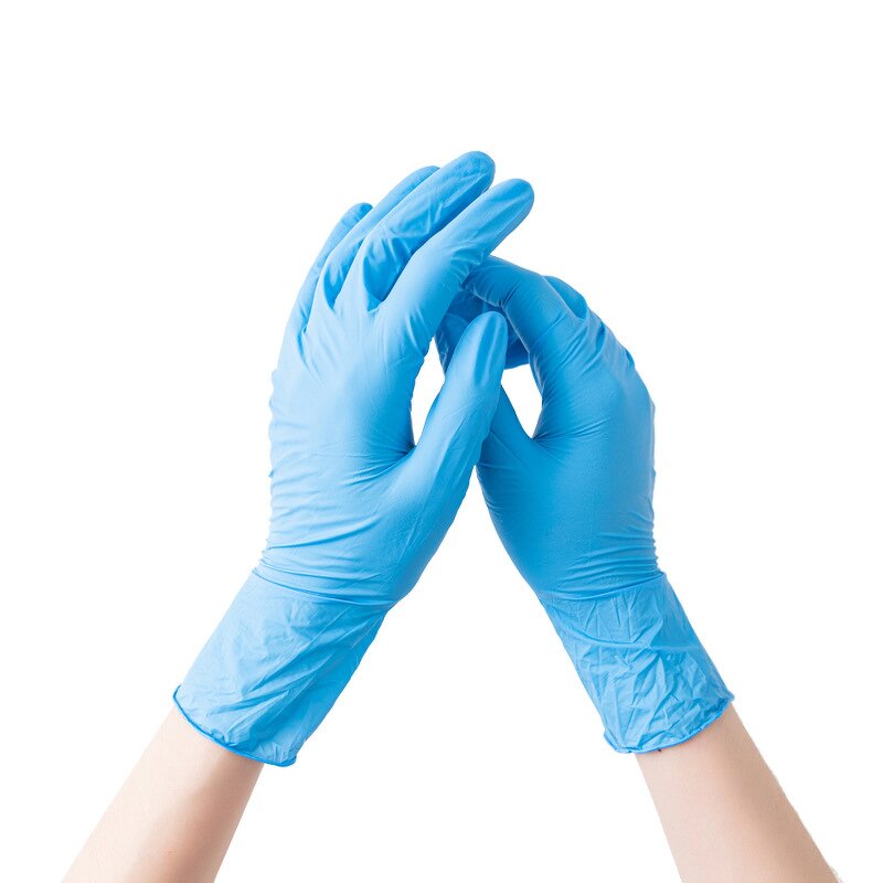 Lab Gloves Manufacturer - Protective Skin Color Latex Long Rubber Long Cuff Nitrile