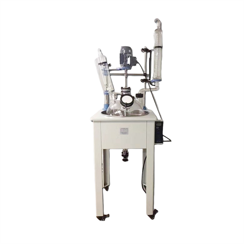 Glass Reactor Manufacturer - Best Price Single Layer Stirred High Pressure 500Ml for Lab