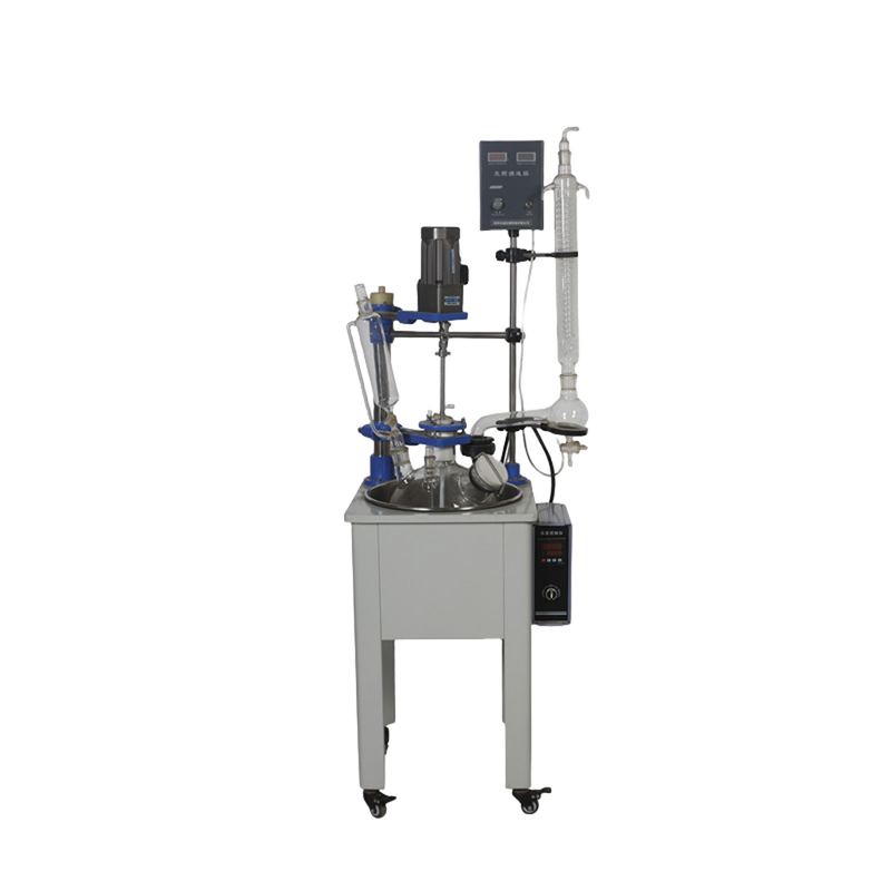 Glass Reactor Vessel Manufacturer - Industrial Best Price Single Layer Glass Reactor