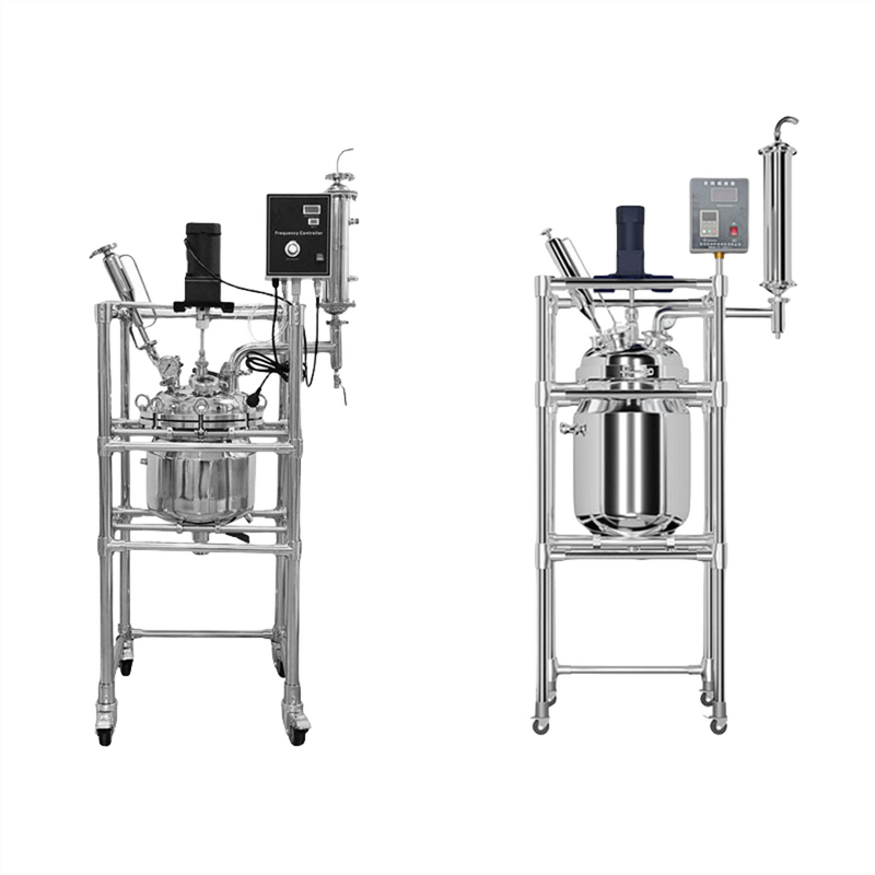 Jacketed Reactor Manufacturer - Chemical 100 Liter Stainless Steel 5 Liter Jacket Heating with PH Control