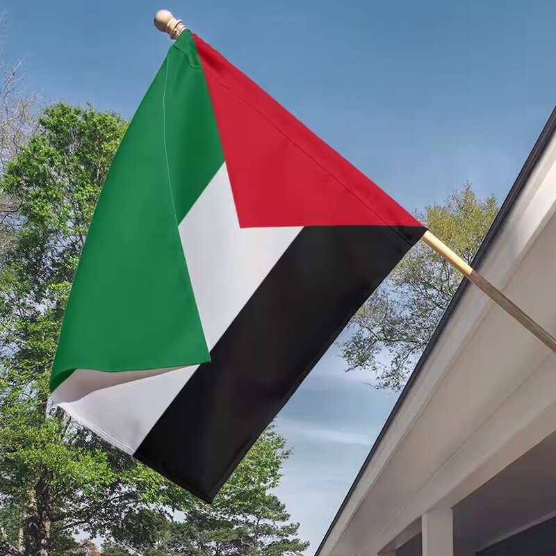 Palestine Flag Manufacturer - 90x150cm Polyester World National Palestinian Country Banner