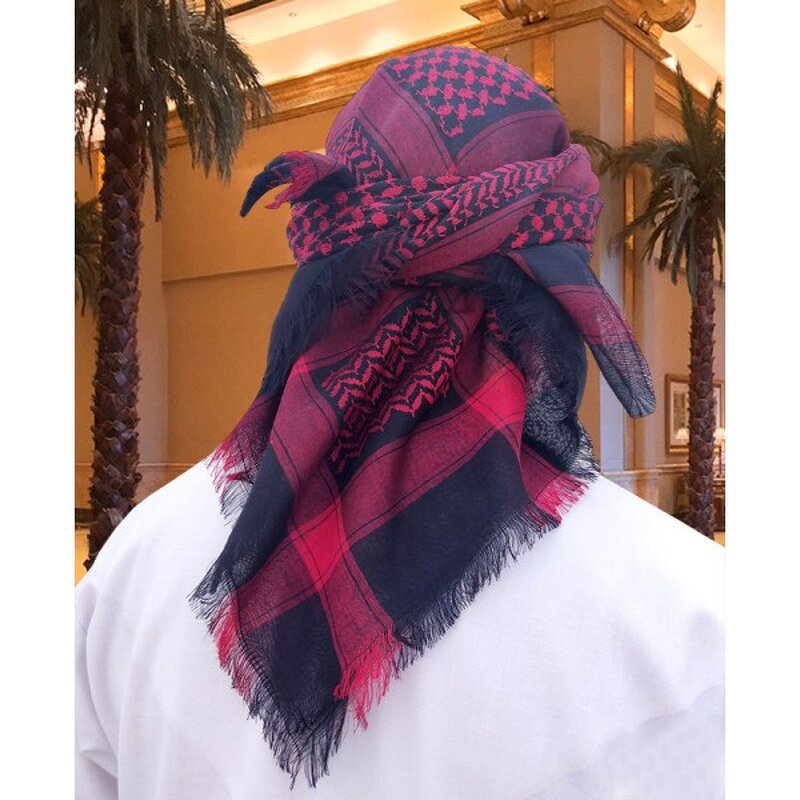 Tactical Scarf Manufacturer - Jacquard Neck Scarf Keffiyeh 52x52inch for Outdoor Camping Hunting