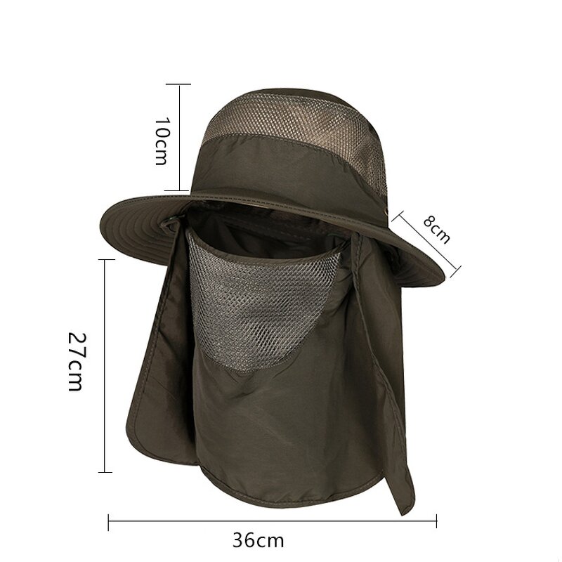 Wide Brim Hat Manufacturer - Summer Men Travel Beach Ride Bike Mountaineering Sun protection