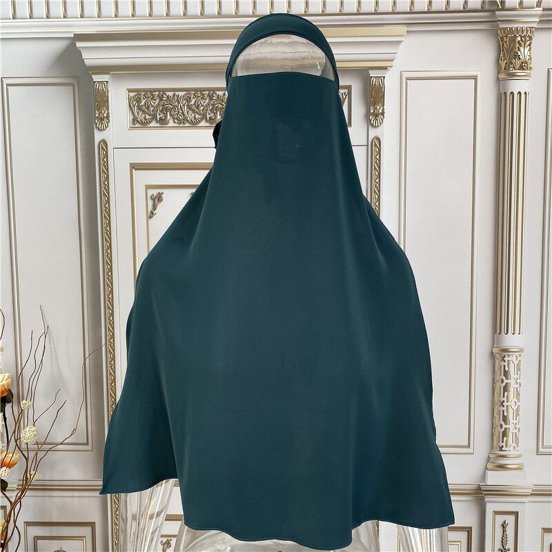 Arabic Islamic Niqab Set Manufacturer - Hot Selling Simple Pure Muslim Knoma Dubai Turkey Islam