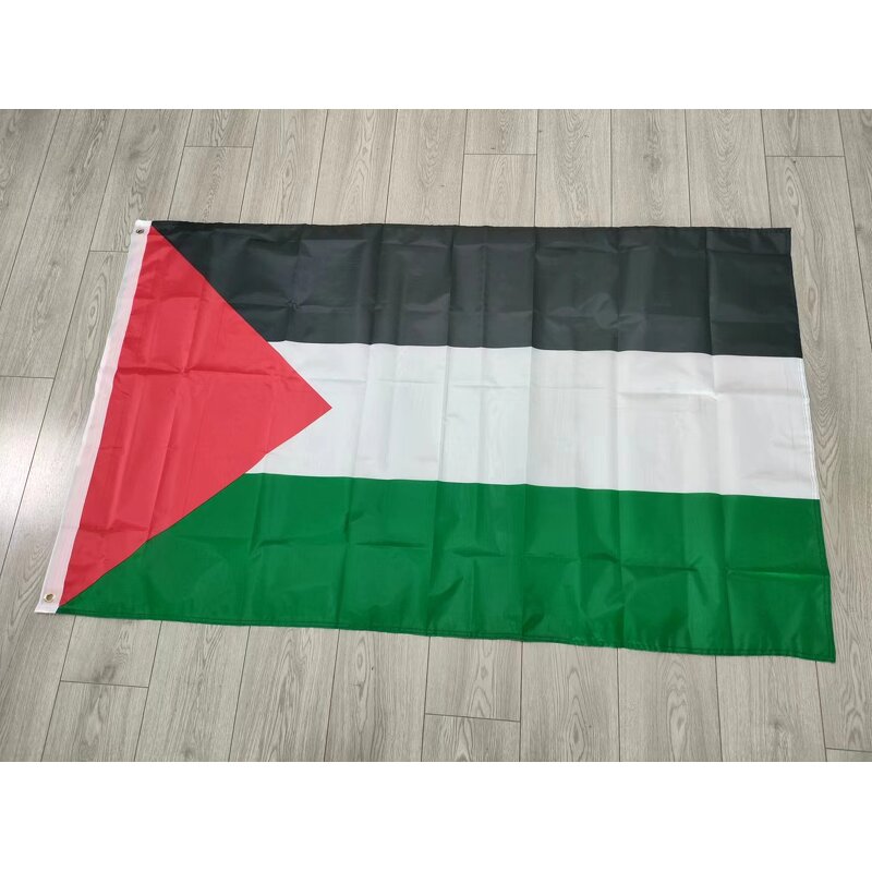 Palestine Flag Manufacturer - 90x150cm Polyester World National Palestinian Country Banner