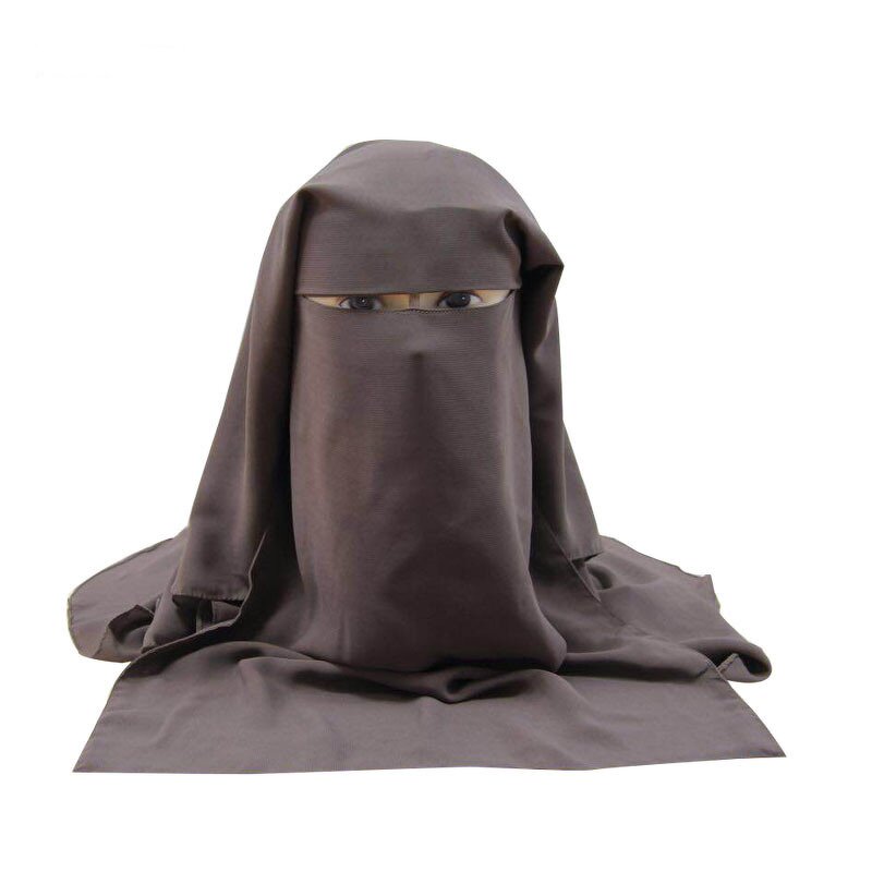 Muslim Islamic Niqab Manufacturer - Hijab Burqa Bonnet Oversize Protected Veil Bandana Black