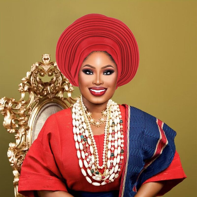 African Muslim Hat Manufacturer - New Space Layer Bow Accessories Pleated Watermelon