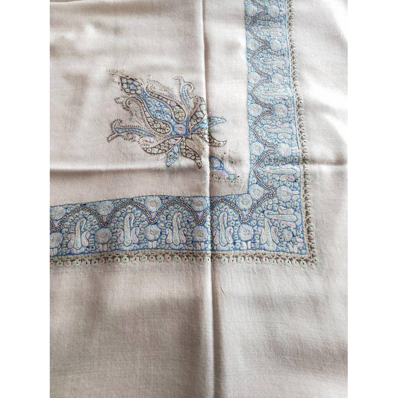 Traditional Arab Men Head Scarf Manufacturer - Omani Masar Kashmir Pashmina Embroidered Paddy Harvest Pattern