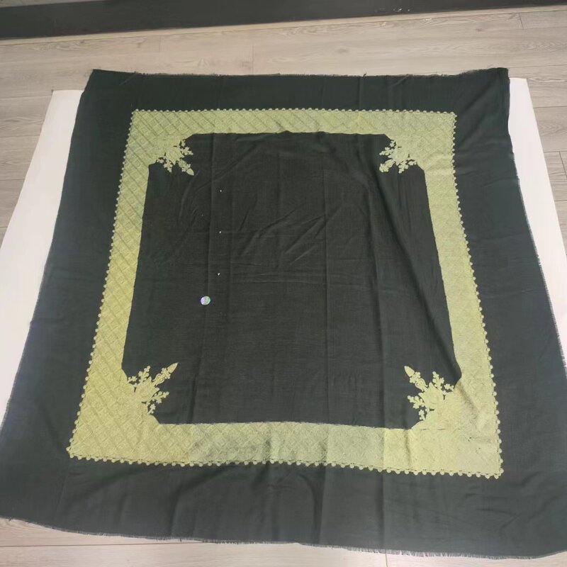 Cashmere Scarves Manufacturer - New Design Quality Embroidery Vintage Winter Shemagh 55x55inch