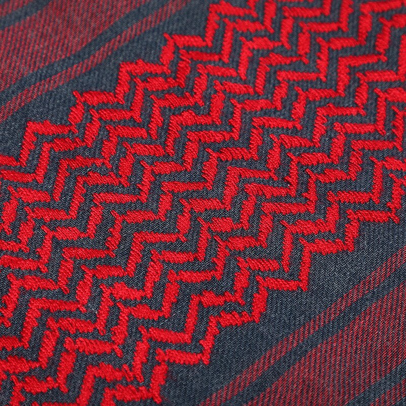Arabian Ramadan Headscarf Manufacturer - Men Cotton Travel Outdoors Red Plaid Yemeni Shemagh