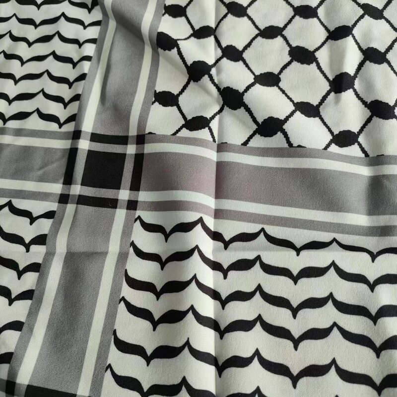 Keffiyeh Scarf Manufacturer - Palestinian Hijab for Men Shemagh Muslim Arafat Digital Printing 125x125cm