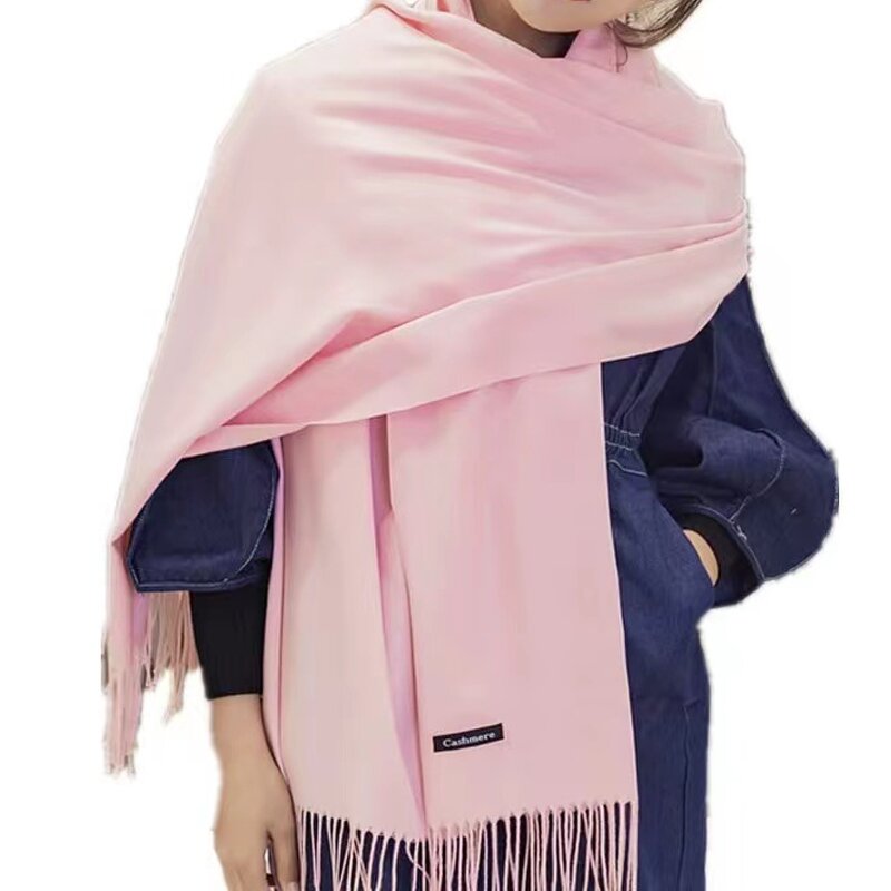 Cashmere Cape Pashmina Manufacturer - 2022 Soft Tassel Touching Pure Colorful Kashmiri Shawls