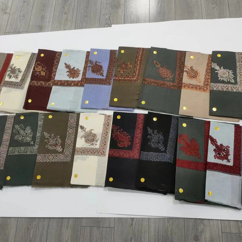 Woolen Yeman Saudi Arabia Men Shemagh Manufacturer - Embroidered Omani Masar Prayer Keffiyeh 50x50inch