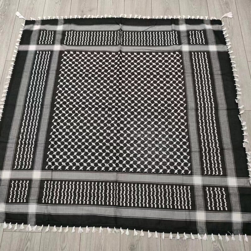 Muslim Scarf Manufacturer - Arab Shemagh Keffiyeh Palestine Scarf Men Women Shawl Tassel Arafat