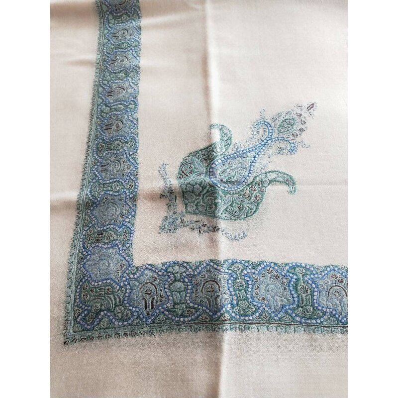 Traditional Arab Men Head Scarf Manufacturer - Omani Masar Kashmir Pashmina Embroidered Paddy Harvest Pattern