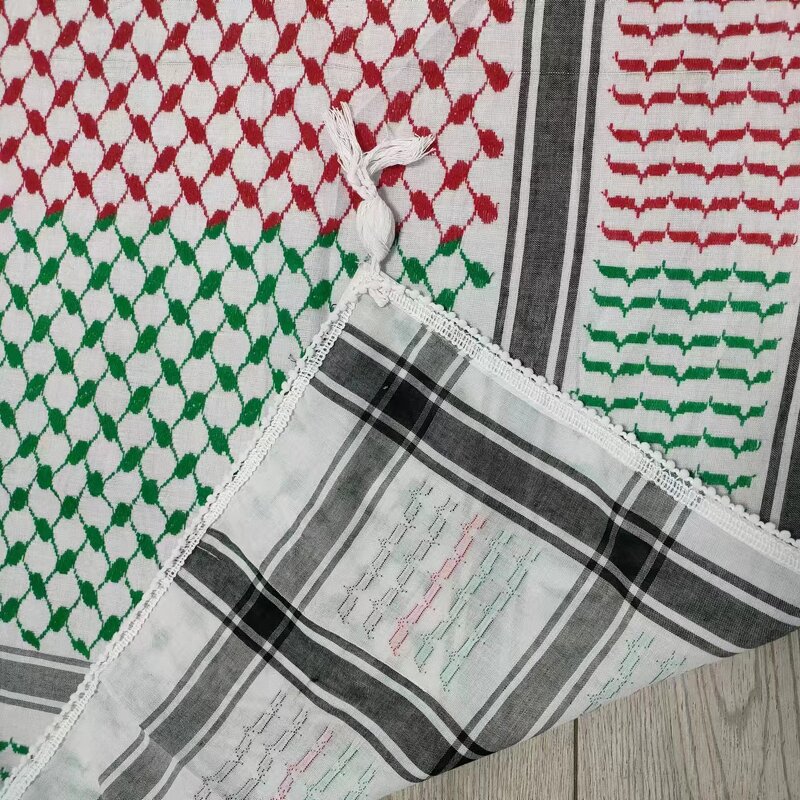 Arabian Cotton Men Head Scarf Manufacturer - Wholesale Sewn Islamic Yashmagh Shemagh Keffiyeh Woven