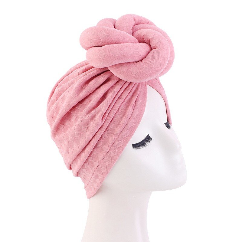 Turban Hat Manufacturer - Fashion Muslim Top Knot Big Flower for African Women