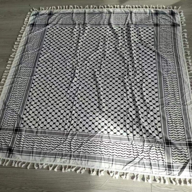 Keffiyeh Scarf Manufacturer - Palestinian Hijab for Men Shemagh Muslim Arafat Digital Printing 125x125cm