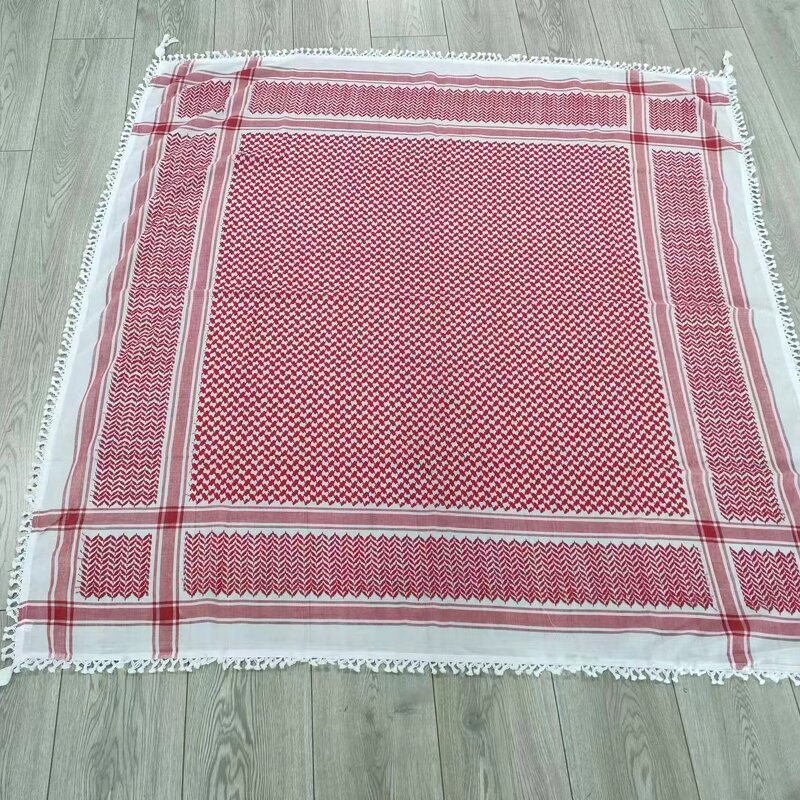 Arabian Cotton Men Head Scarf Manufacturer - Wholesale Sewn Islamic Yashmagh Shemagh Keffiyeh Woven