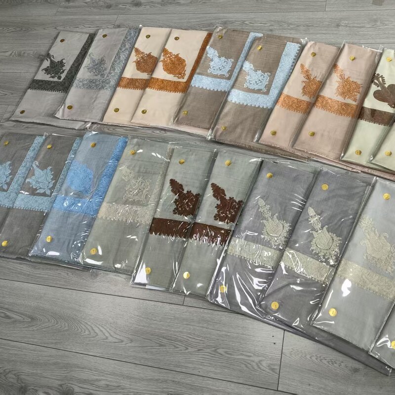 Woolen Yemen Saudi Arabia Men Shemagh Manufacturer - Embroidered Omani Masar Prayer Keffiyeh 55x55inch