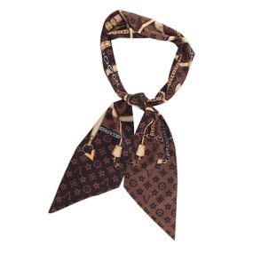Silk Cotton Scarf Manufacturer - Trendy Girls Twill Printed Belt Vintage Hair Ties Neckerchief