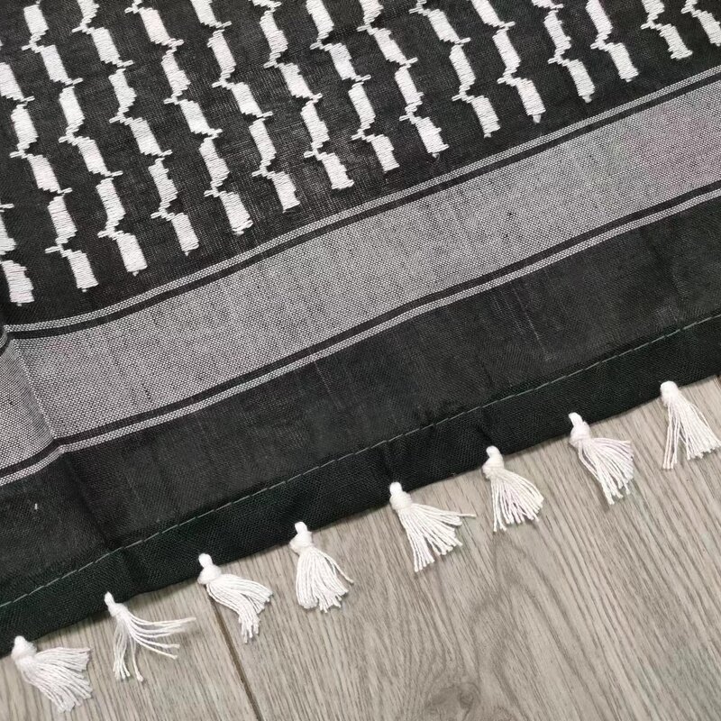 Muslim Scarf Manufacturer - Arab Shemagh Keffiyeh Palestine Scarf Men Women Shawl Tassel Arafat