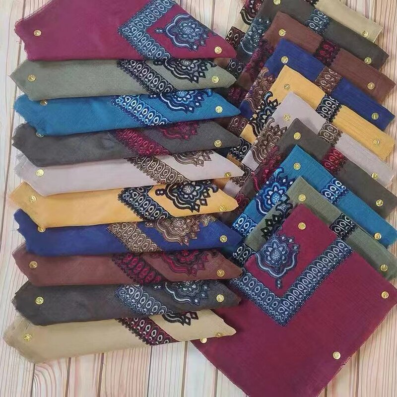 Oman Amama Truml Shemagh Manufacturer - Yemen Embroidery Scarf for Men Muslim Islam 50x50inch