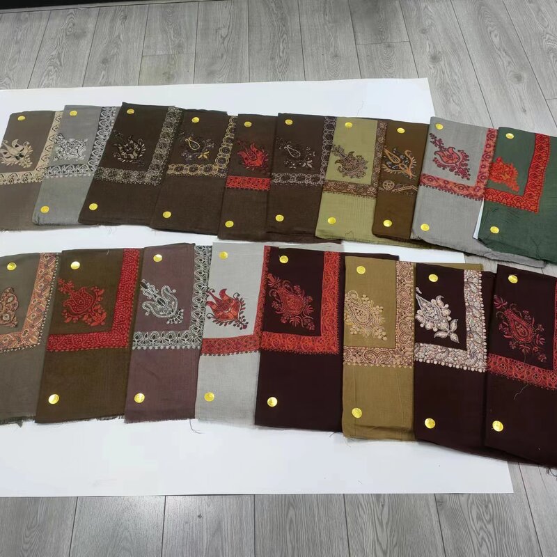 Oman Hijab Shemagh Manufacturer - High Quality Embroidery Wool Cotton Polyester Yashmagh 50inch