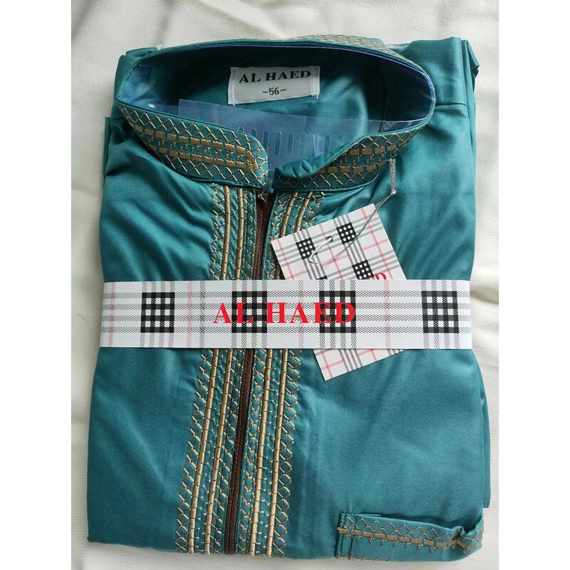 Kaftan for Men Manufacturer - Islam Muslim Moroccan Hand Embroidered Loose Breathable Djellaba