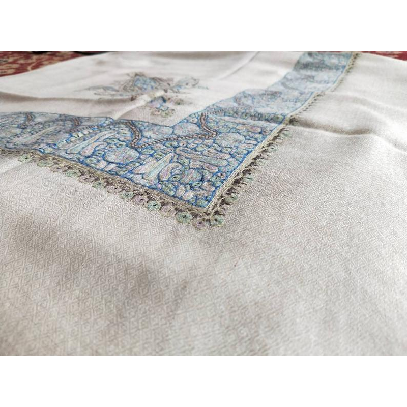 Traditional Arab Men Head Scarf Manufacturer - Omani Masar Kashmir Pashmina Embroidered Paddy Harvest Pattern