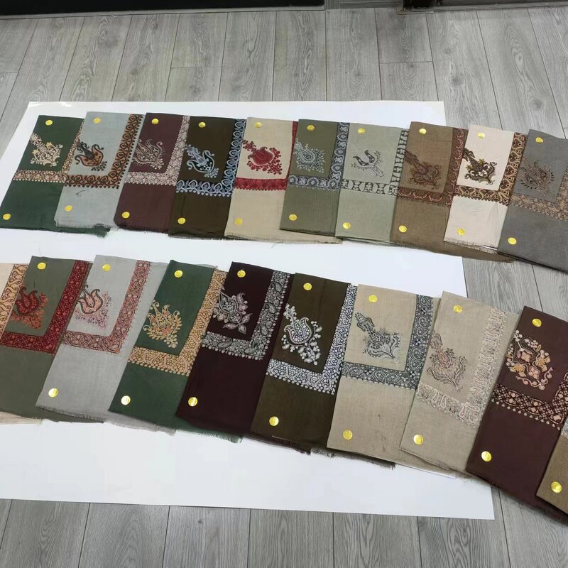Oman Hijab Shemagh Manufacturer - High Quality Embroidery Wool Cotton Polyester Yashmagh 50inch