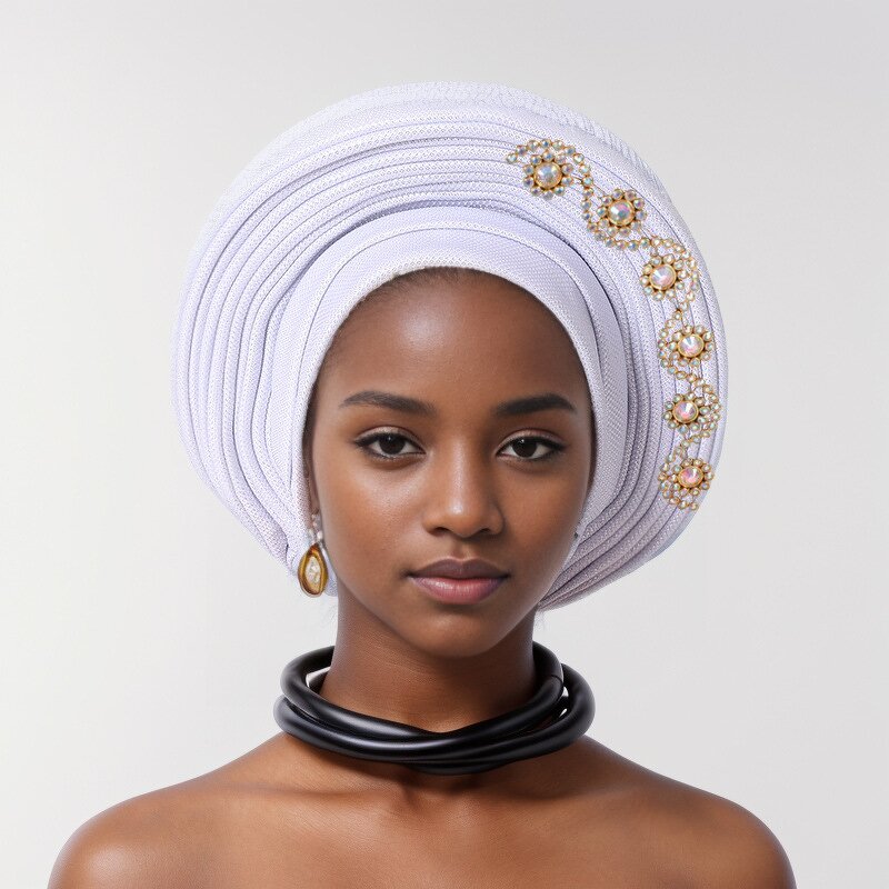 Muslim Hat Manufacturer - New Diamond Wedding Scarf Hijab
