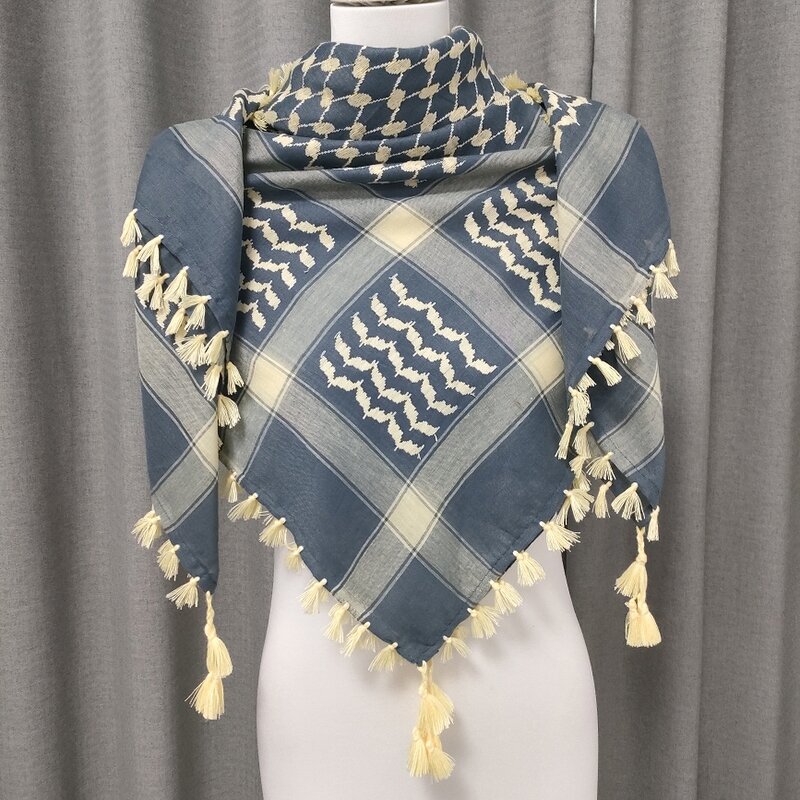 Arafat Scarf Manufacturer - Authentic Traditional Palestinian Keffiyeh with Arabesque Embroidery