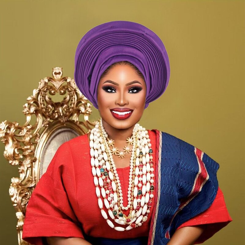 African Muslim Hat Manufacturer - New Space Layer Bow Accessories Pleated Watermelon