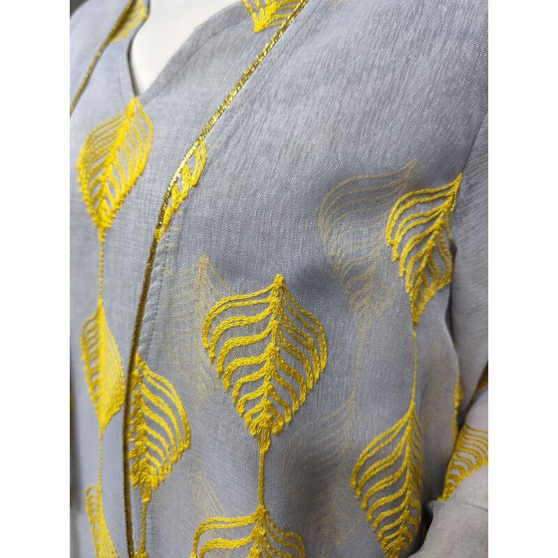 Middle East Muslim Dress Manufacturer - New Arrival Moroccan Mesh Robe Two-piece Tassel Stitching