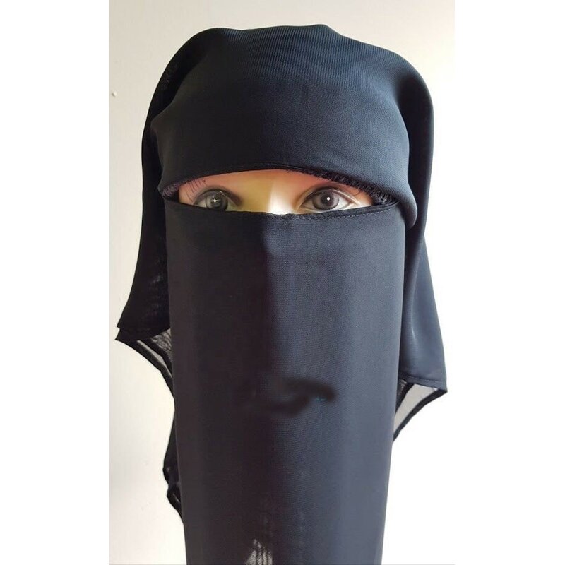 Islamic Scarf Manufacturer - for Women and Men Black Burqa Veil Hijab Face Cover