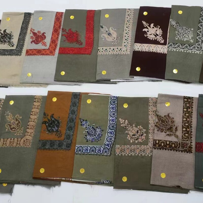 Woolen Yeman Saudi Arabia Men Shemagh Manufacturer - Embroidered Omani Masar Prayer Keffiyeh 50x50inch