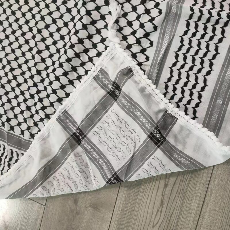 Palestine Keffiyeh Manufacturer - Original Kuffiyeh Cotton Woven with Handcrafted Royal Shemagh