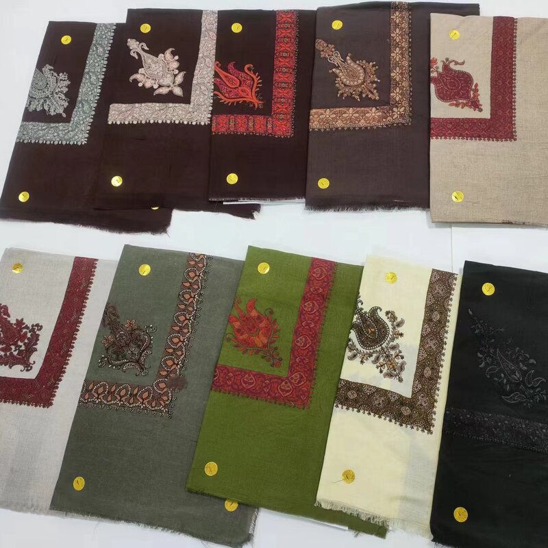 Woolen Yeman Saudi Arabia Men Shemagh Manufacturer - Embroidered Omani Masar Prayer Keffiyeh 50x50inch