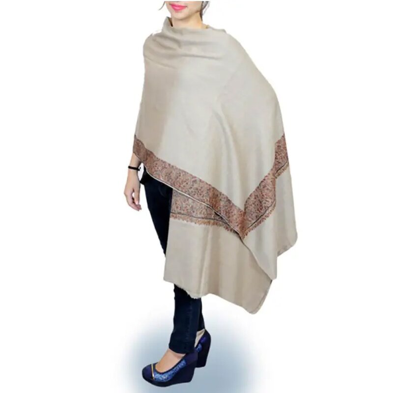 Muslim Scarf Manufacturer - New Colors in Stock Machine Embroidery 55inch Square Arab Shawl Yemen