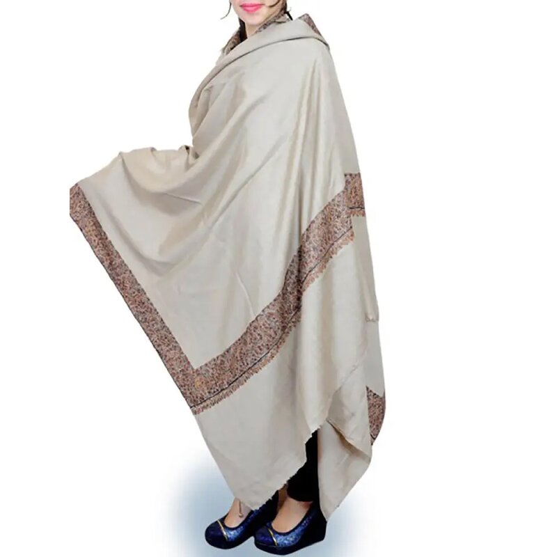 Muslim Scarf Manufacturer - New Colors in Stock Machine Embroidery 55inch Square Arab Shawl Yemen