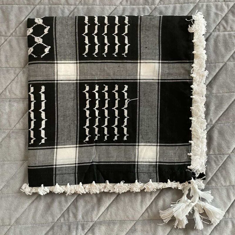 Muslim Scarf Manufacturer - Arab Shemagh Keffiyeh Palestine Scarf Men Women Shawl Tassel Arafat