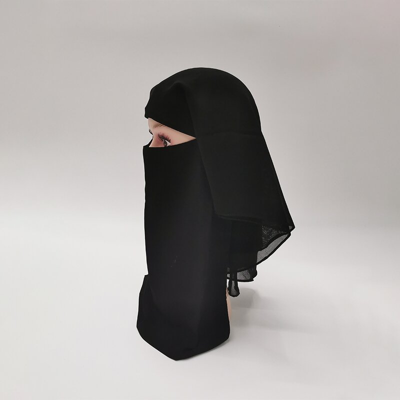 Women's Hijab Manufacturer - Customized Muslin Headscarf Multi-layer Rounded Towel Arab Veil